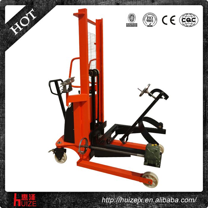半電動(dòng)稱重油桶車（夾鐵桶，手搖翻轉(zhuǎn)）